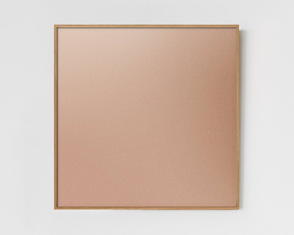 Colour Shadow 8B - Blush pink abstract minimalist art print with subtle textured gradient on square canvas, open edition wall art featuring soft neutral tones perfect for modern interiors