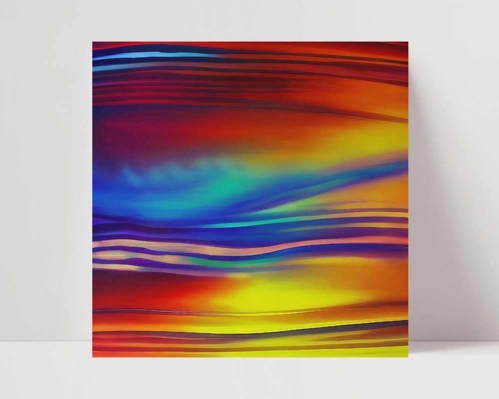 Sante - Limited Edition Abstract Print in minimalist style by INKIS, wall art perfect for modern interiors, sold by Tonomi
