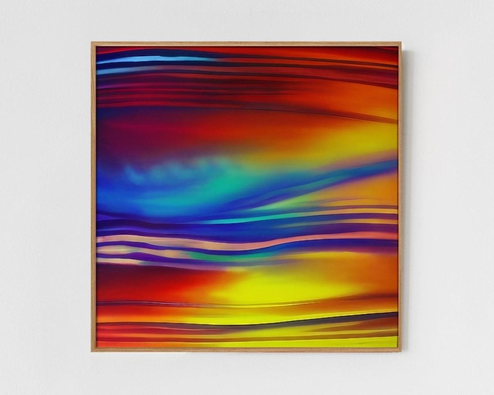 Sante - Limited Edition Abstract Print in minimalist style by INKIS, wall art perfect for modern interiors, sold by Tonomi