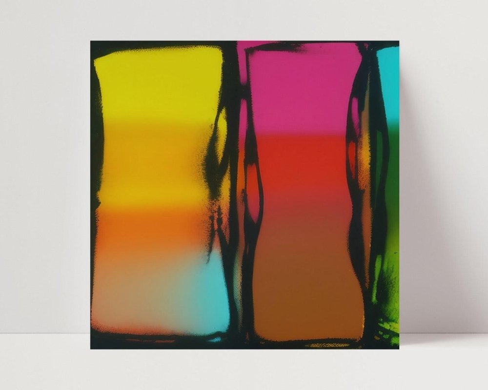 Sato - Limited Edition Abstract Print in minimalist style by INKIS, wall art perfect for modern interiors, sold by Tonomi