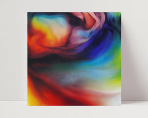 Simmer - Limited Edition Abstract Print in minimalist style by INKIS, wall art perfect for modern interiors, sold by Tonomi