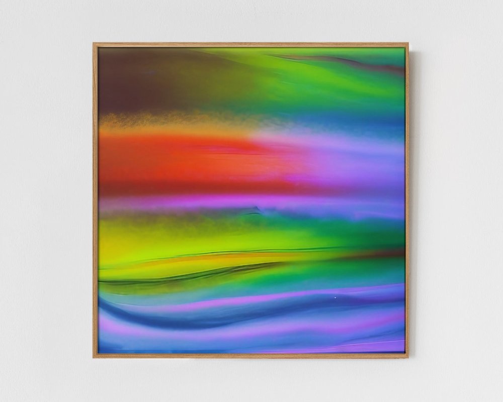 Slew - Limited Edition Abstract Print in minimalist style by INKIS, wall art perfect for modern interiors, sold by Tonomi