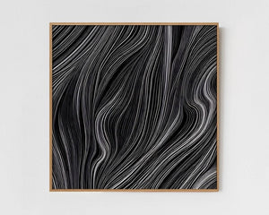 Soir - Limited Edition Abstract Print by INKIS, shown framed as a colourful minimalist wall art piece for modern interiors, sold unframed by Tonomi