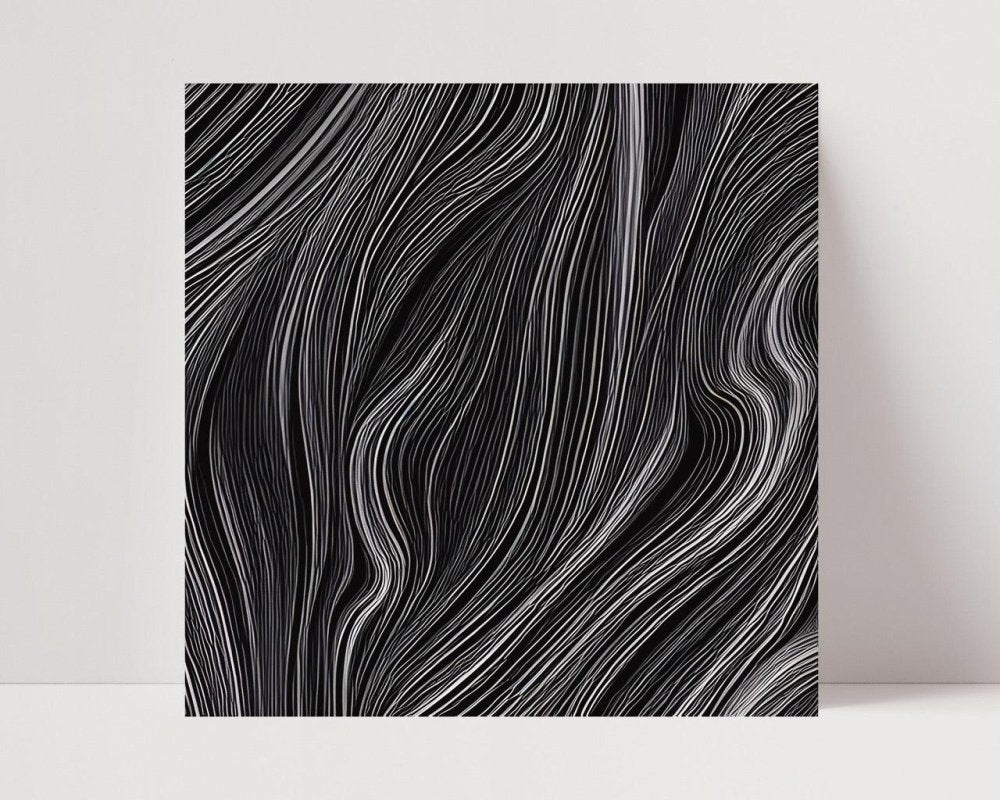 Soir - Limited Edition Abstract Print in minimalist style by INKIS, wall art perfect for modern interiors, sold by Tonomi