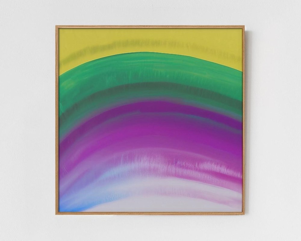 Spectrum - Limited Edition Abstract Print in minimalist style by INKIS, wall art perfect for modern interiors, sold by Tonomi