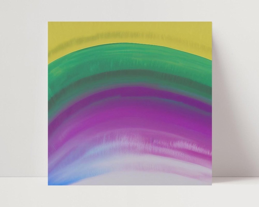 Spectrum - Limited Edition Abstract Print in minimalist style by INKIS, wall art perfect for modern interiors, sold by Tonomi
