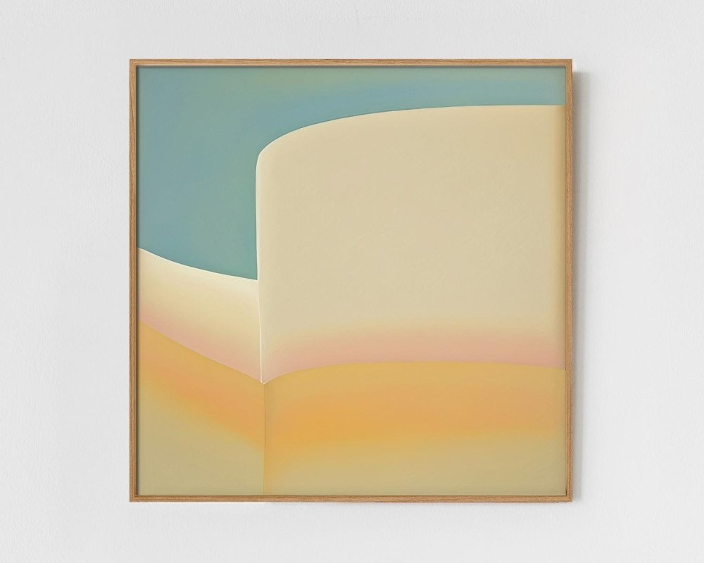 Sutton - Limited Edition Abstract Print in minimalist style by INKIS, wall art perfect for modern interiors, sold by Tonomi
