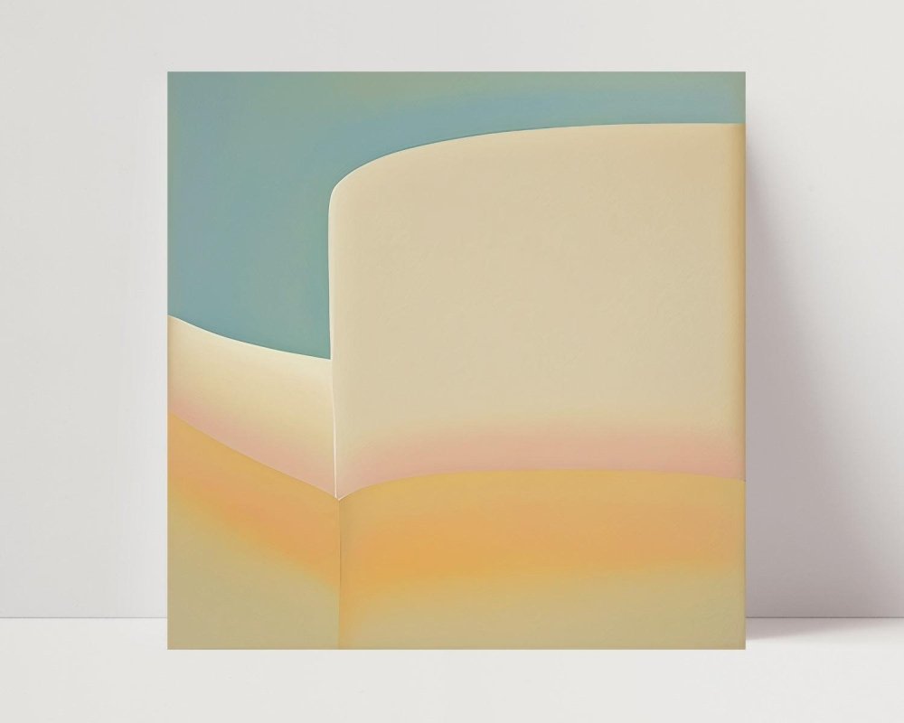 Sutton - Limited Edition Abstract Print in minimalist style by INKIS, wall art perfect for modern interiors, sold by Tonomi