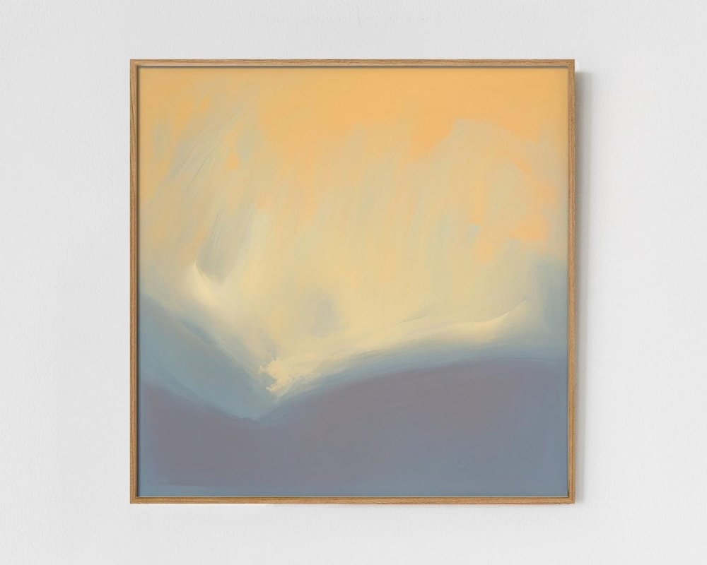 Swathe - Limited Edition Abstract Print in minimalist style by INKIS, wall art perfect for modern interiors, sold by Tonomi